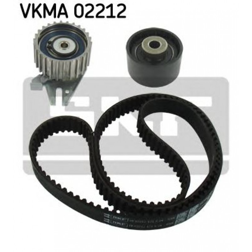 VKMA 02212 SKF Комплект (ремінь+ролики)
